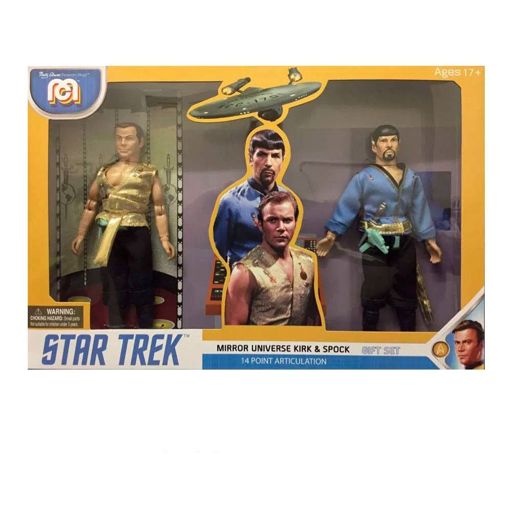 Star Trek Action Figures 2-Pack Mirror Universe Spock &amp; Kirk 20 cm