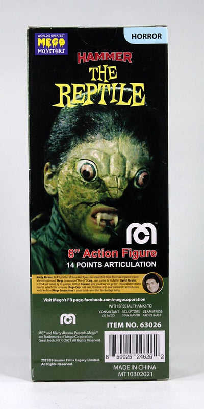 Hammer Films Action Figure The Reptile (Boxed Version) 20 cm