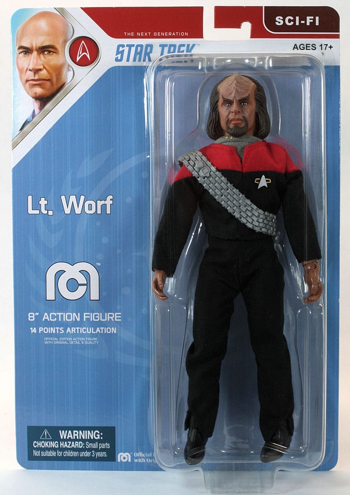 Star Trek TNG Action Figure Lt. Worf 20 cm