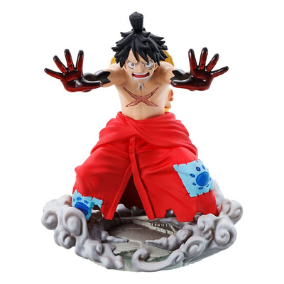 One Piece Petitrama PVC Mini Statue Logbox King Birth Wanokuni Vol. 2 Set 9 cm