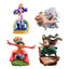 One Piece Petitrama PVC Mini Statue Logbox Re Birth Egghead Set 9 cm