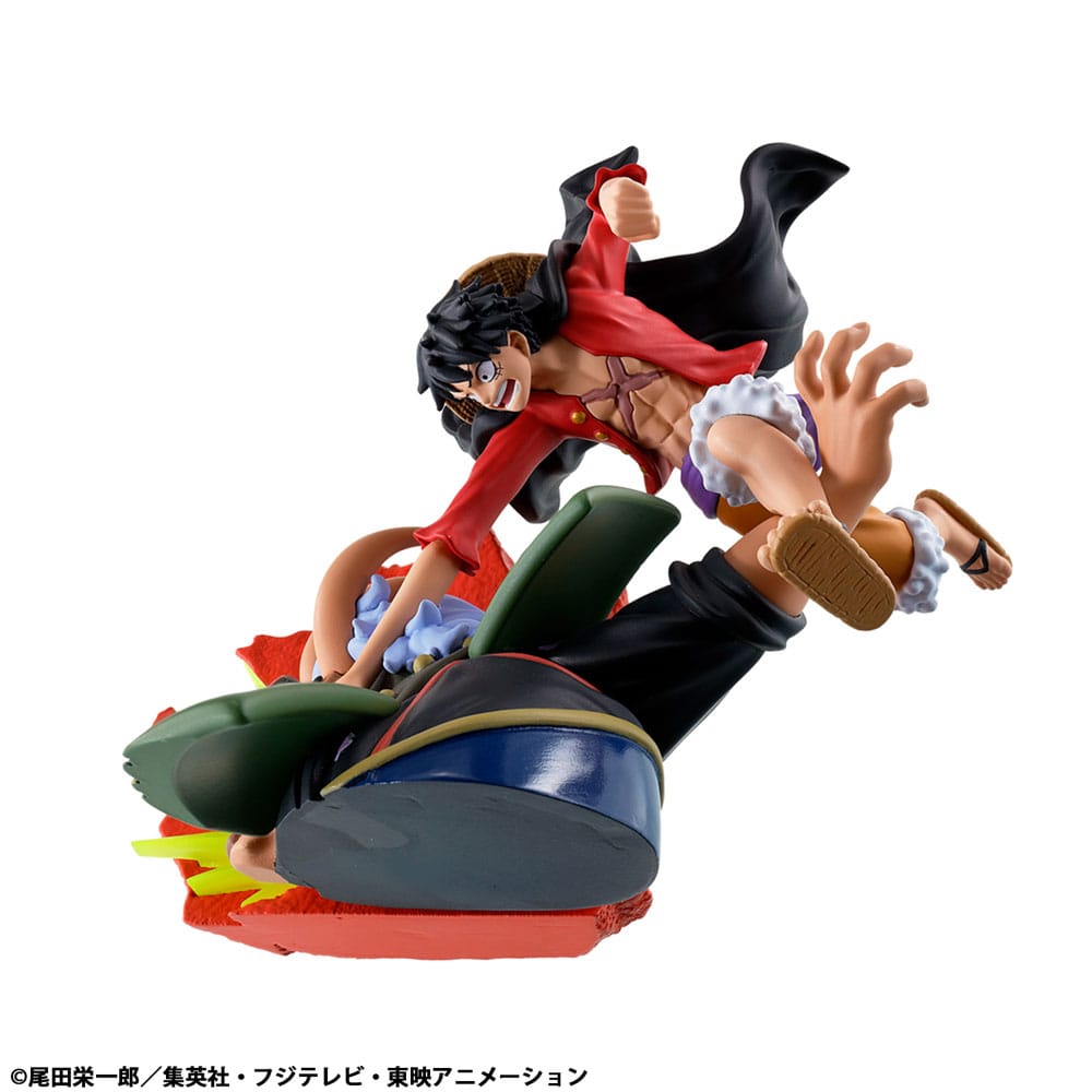 One Piece Petitrama PVC Mini Statue Logbox King Birth Wano Kuni Vol. 1 Set 9 cm