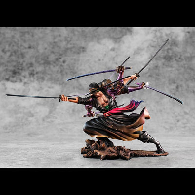 One Piece Excellent Model P.O.P PVC Statue SA-Maximum Roronoa Zoro Ver. Demon Spirit Kyuutouryuu Asura 17 cm