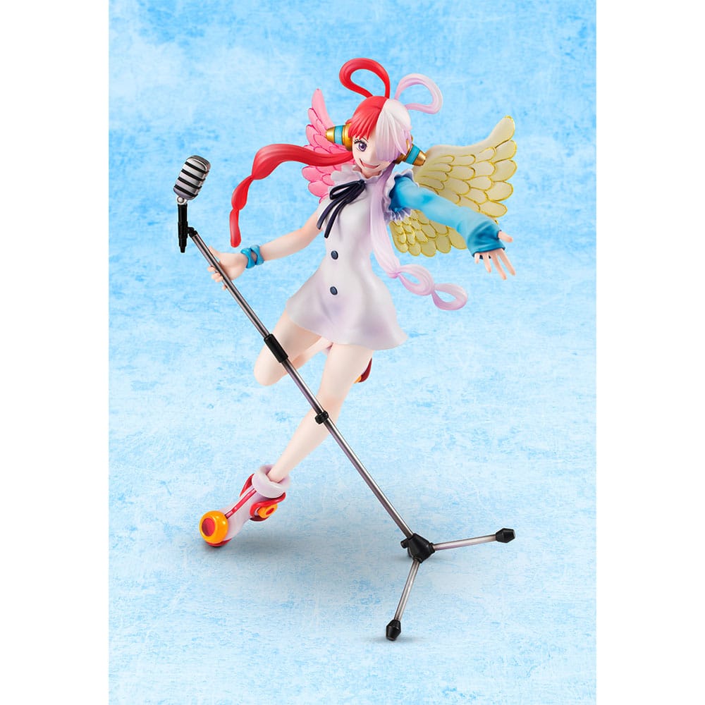 One Piece Red P.O.P PVC Statue Diva of the world Uta 23 cm - Severely damaged packaging