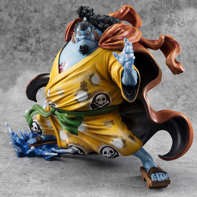 One Piece Portrait Of Pirates SA-MAXIMUM PVC Statue Knight of the Sea Jinbe Limited Reprint 25 cm - Damaged packaging