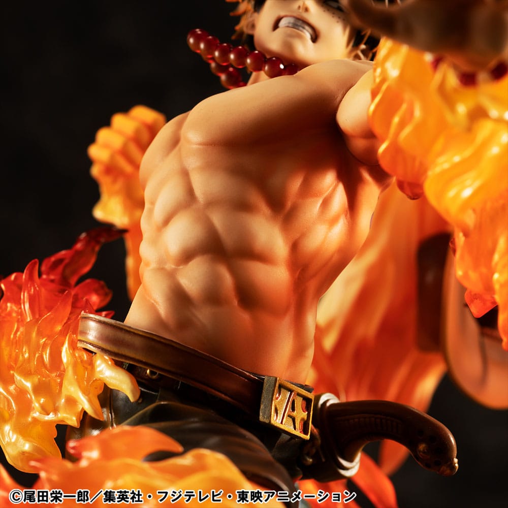 One Piece P.O.P NEO-Maximum PVC Statue Portgas D. Ace 15th Anniversary Super Limited Reprint Ver. 23 cm