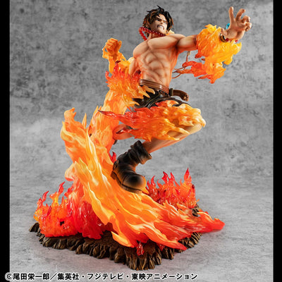 One Piece P.O.P NEO-Maximum PVC Statue Portgas D. Ace 15th Anniversary Super Limited Reprint Ver. 23 cm