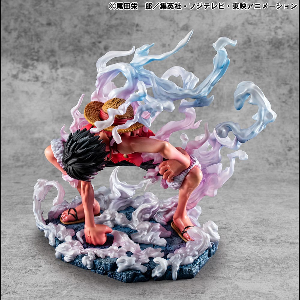 One Piece P.O.P PVC Statue Monkey D. Luffy Gear 2 Limited Edition 19 cm