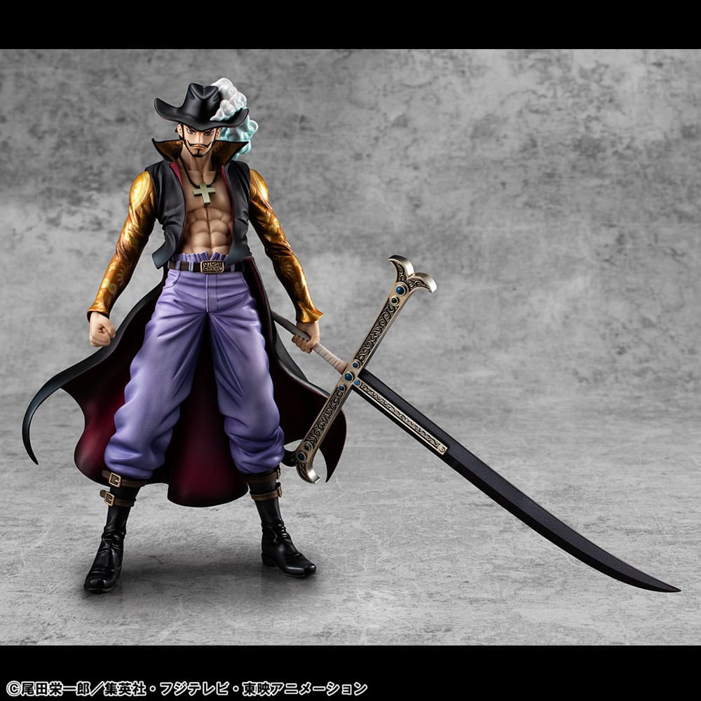 One Piece P.O.P SA-MAXIMUM PVC Statue Hawk Eye Dracule Mihawk Ver. R 29 cm - Damaged packaging