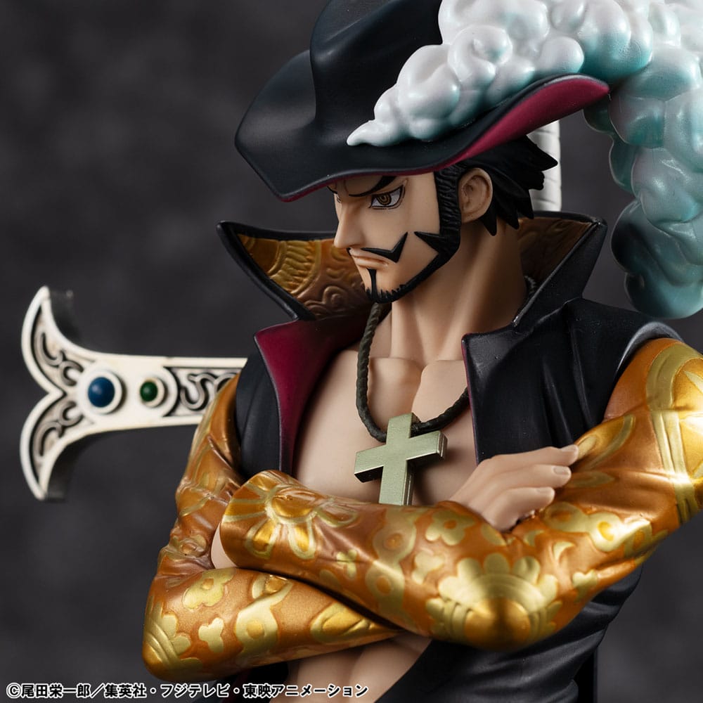 One Piece P.O.P SA-MAXIMUM PVC Statue Hawk Eye Dracule Mihawk Ver. R 29 cm - Damaged packaging