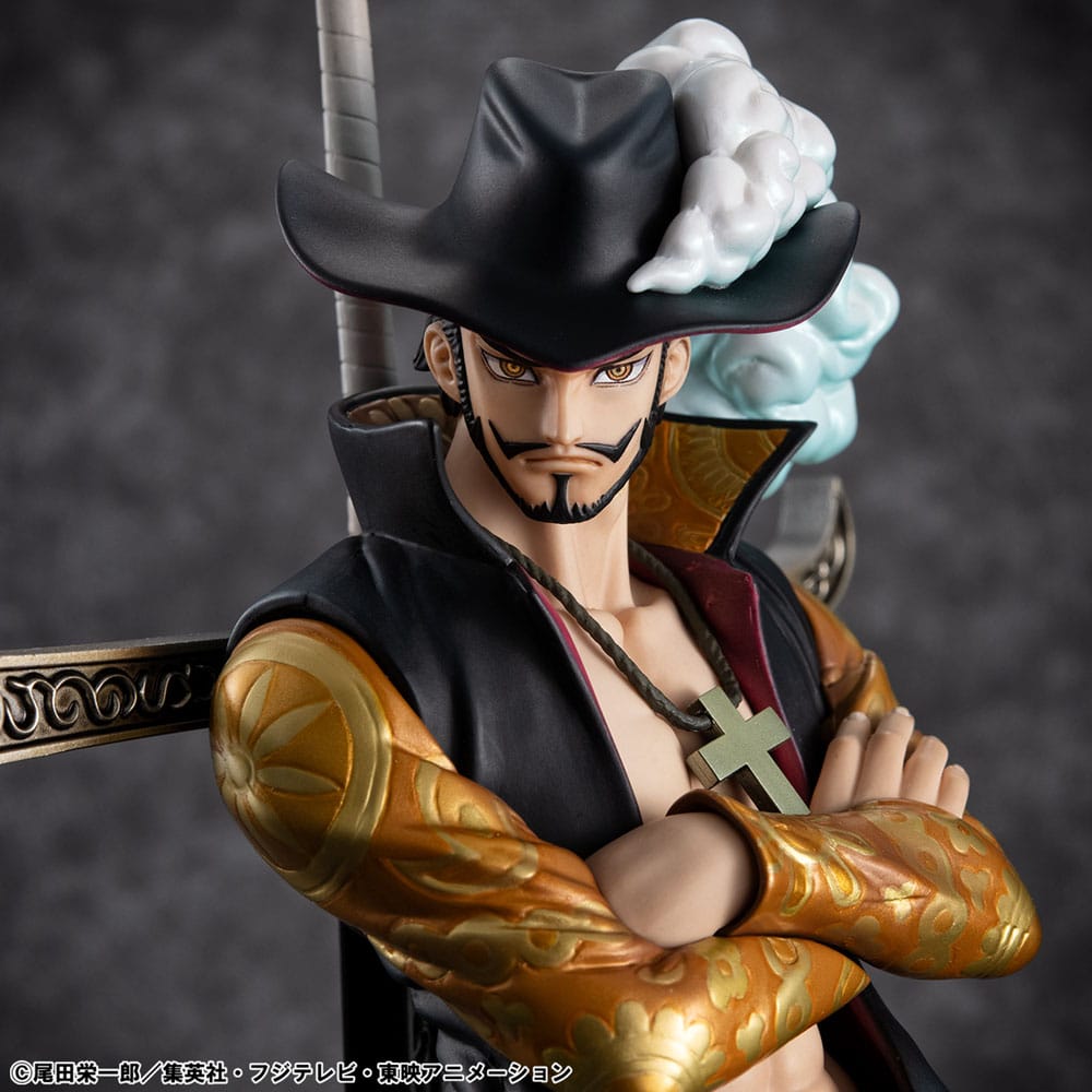 One Piece P.O.P SA-MAXIMUM PVC Statue Hawk Eye Dracule Mihawk Ver. R 29 cm - Damaged packaging