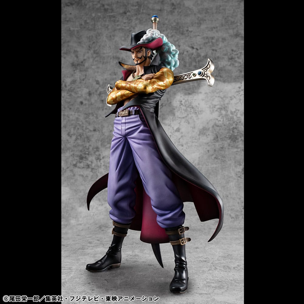 One Piece P.O.P SA-MAXIMUM PVC Statue Hawk Eye Dracule Mihawk Ver. R 29 cm