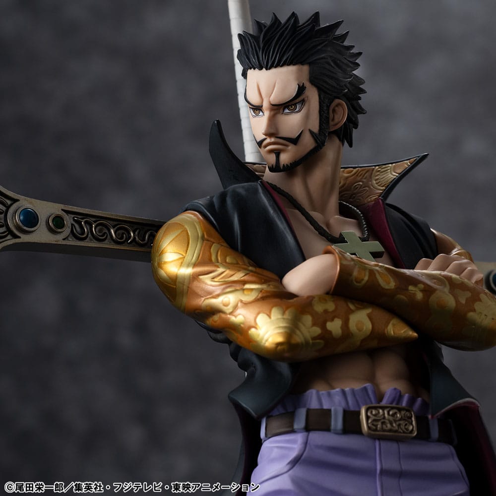 One Piece P.O.P SA-MAXIMUM PVC Statue Hawk Eye Dracule Mihawk Ver. R 29 cm - Damaged packaging