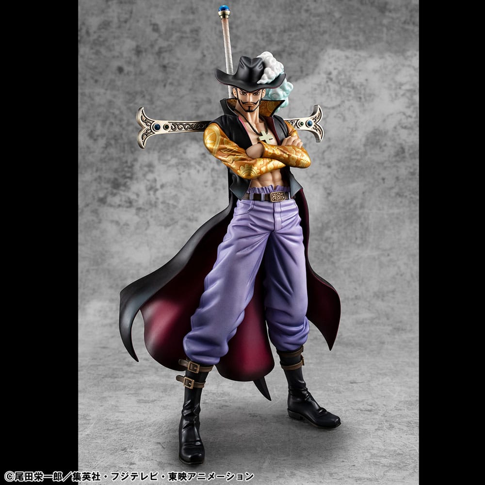 One Piece P.O.P SA-MAXIMUM PVC Statue Hawk Eye Dracule Mihawk Ver. R 29 cm - Damaged packaging