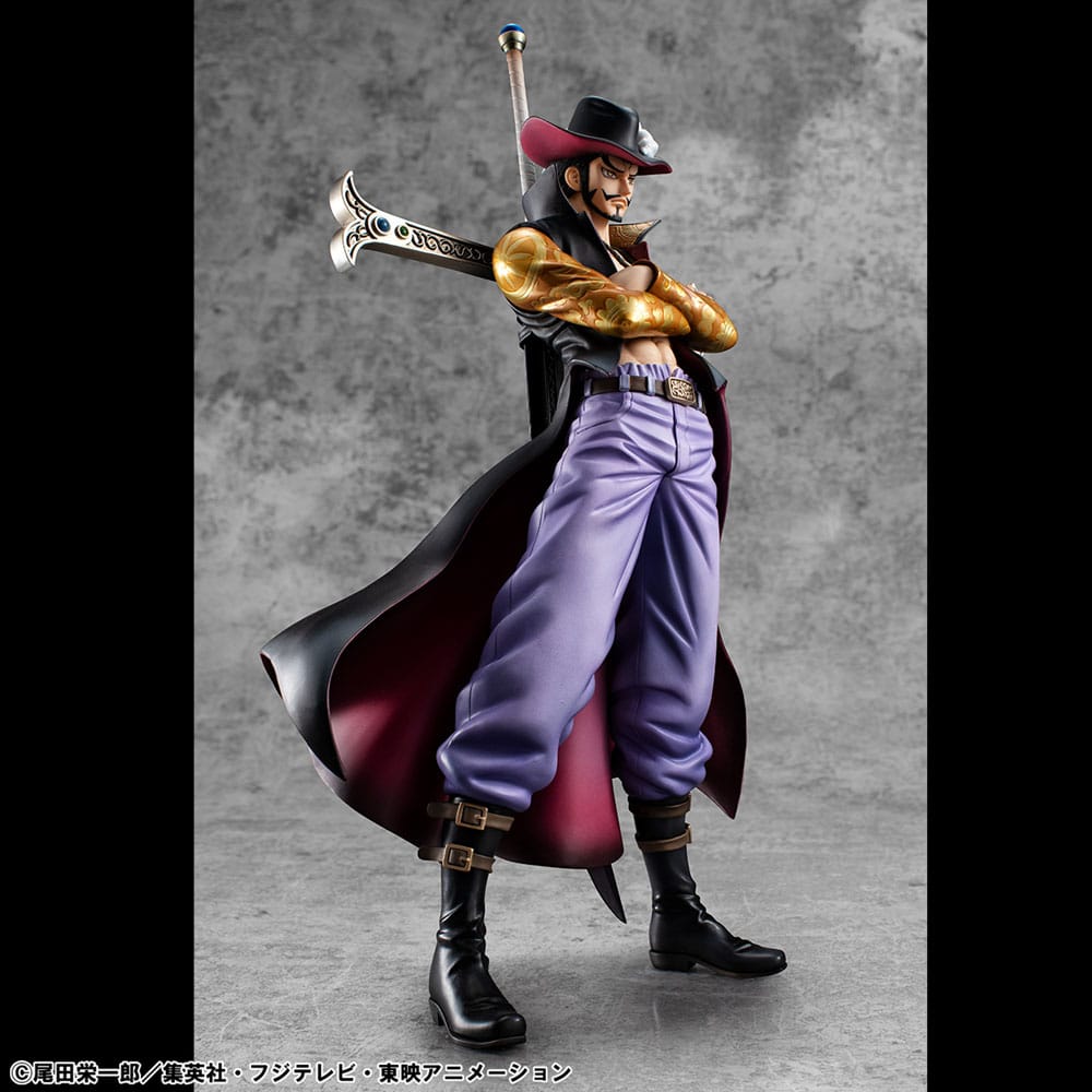 One Piece P.O.P SA-MAXIMUM PVC Statue Hawk Eye Dracule Mihawk Ver. R 29 cm