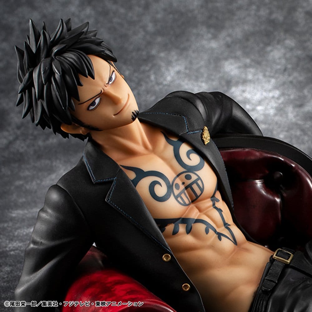 One Piece Portrait.Of.Pirates "S.O.C" PVC Figure Trafalgar Law Ver.R