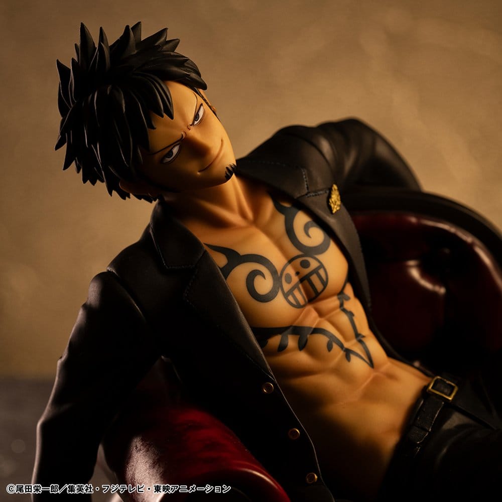 One Piece Portrait.Of.Pirates "S.O.C" PVC Figure Trafalgar Law Ver.R