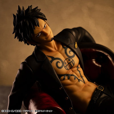 One Piece Portrait.Of.Pirates "S.O.C" PVC Figure Trafalgar Law Ver.R