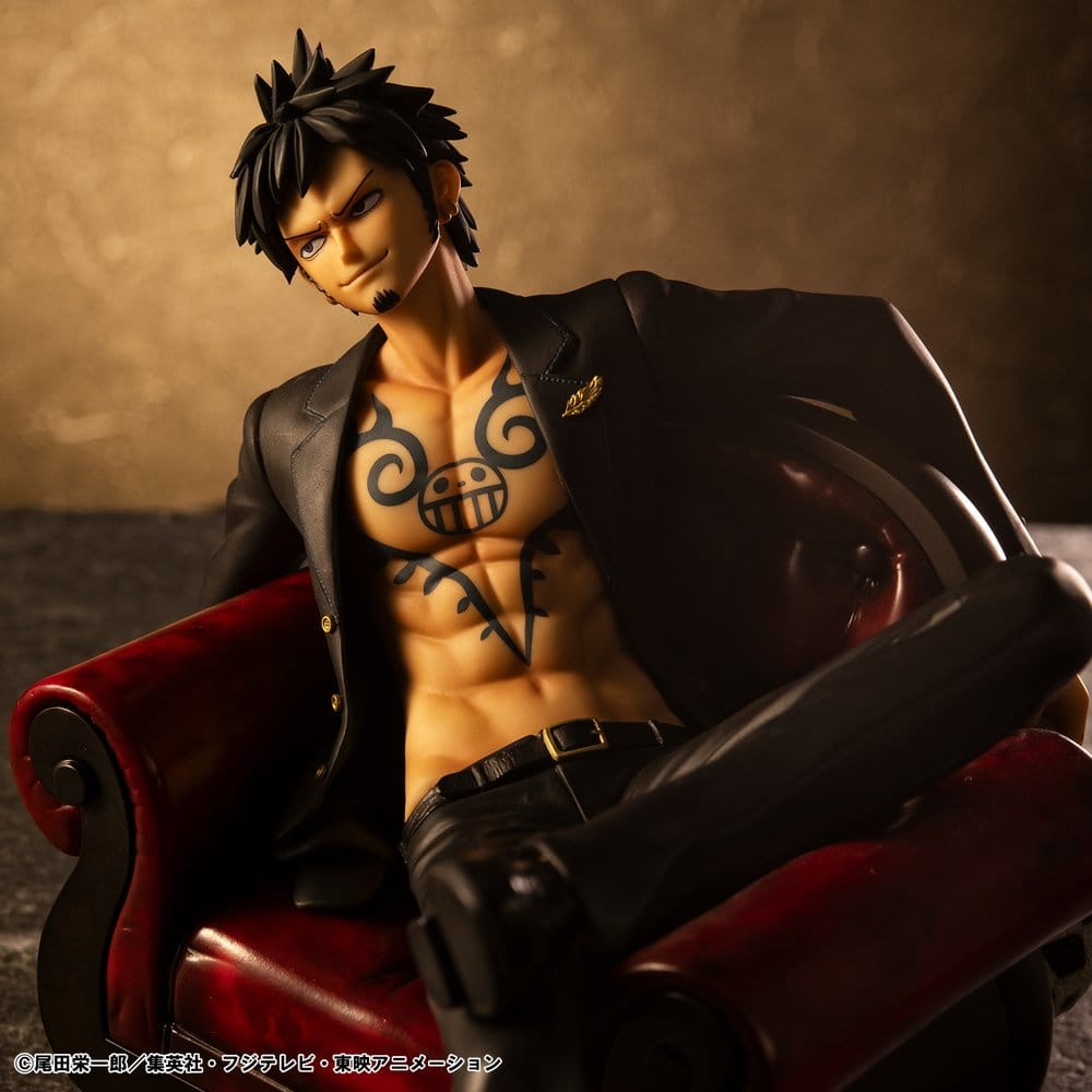 One Piece Portrait.Of.Pirates "S.O.C" PVC Figure Trafalgar Law Ver.R