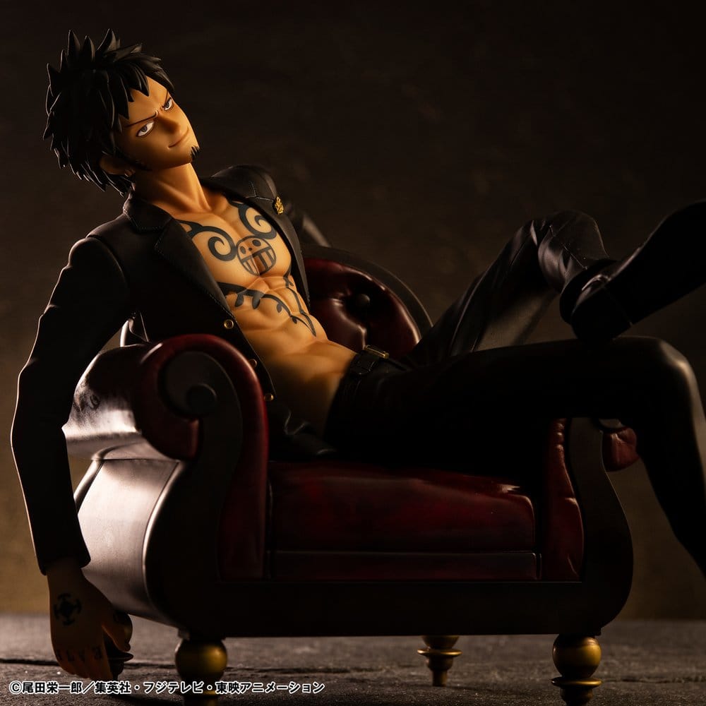 One Piece Portrait.Of.Pirates "S.O.C" PVC Figure Trafalgar Law Ver.R