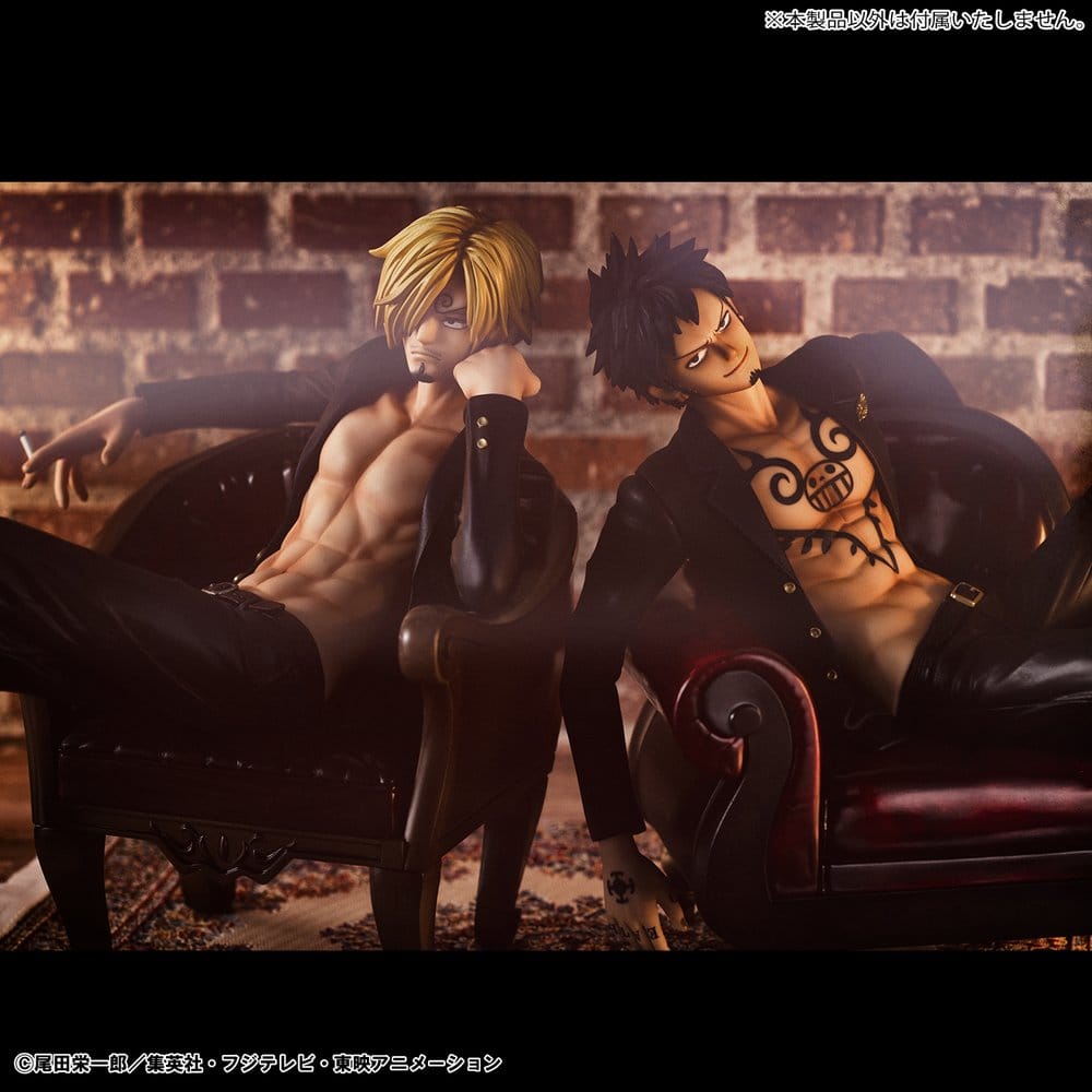 One Piece Portrait.Of.Pirates "S.O.C" PVC Figure Trafalgar Law Ver.R