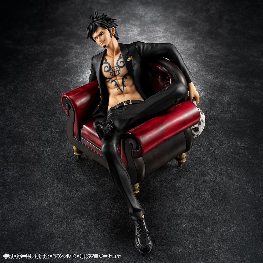 One Piece Portrait.Of.Pirates "S.O.C" PVC Figure Trafalgar Law Ver.R