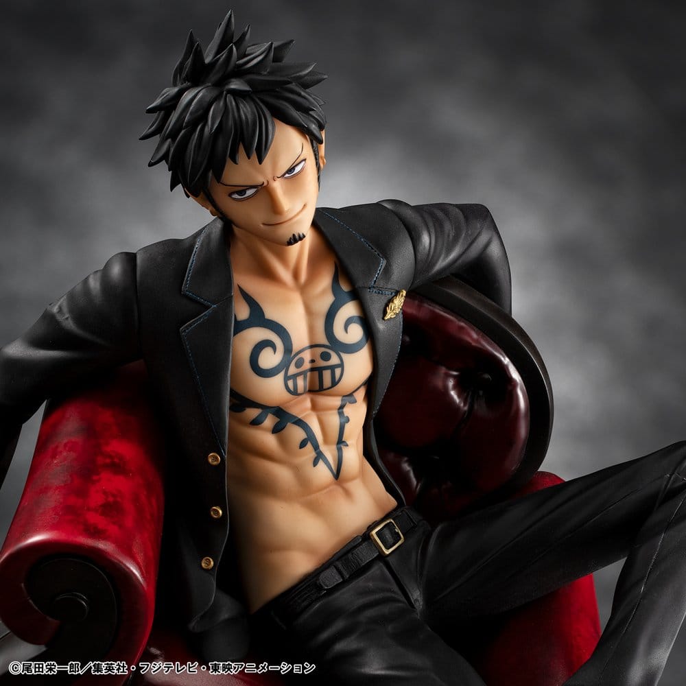 One Piece Portrait.Of.Pirates "S.O.C" PVC Figure Trafalgar Law Ver.R