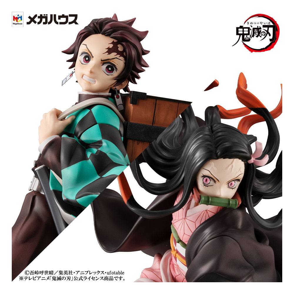 Demon Slayer Kimetsu no Yaiba Precious G.E.M. Series Statues Kamado Brother & Sister 13 - 17 cm