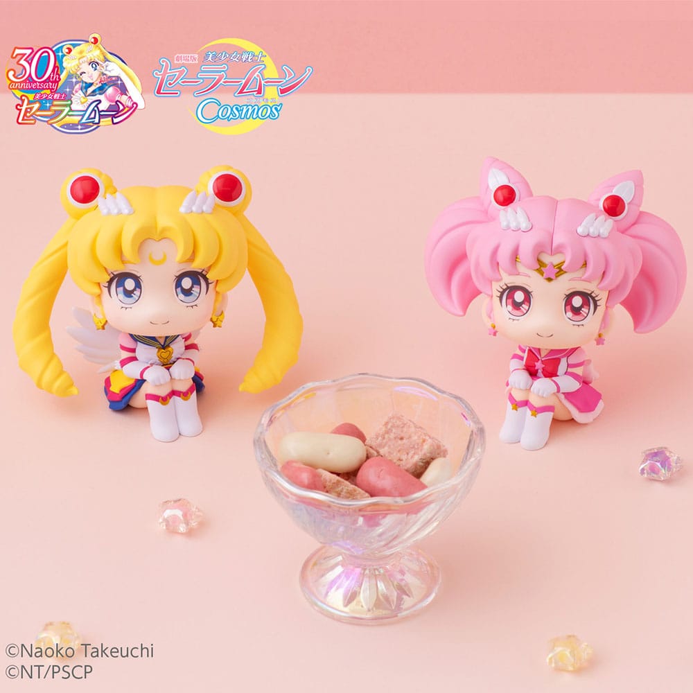 Sailor Moon Cosmos The Movie Look Look Up PVC Statues Eternal Sailor Moon & Eternal Sailor Chibi Moon LTD Ver. 11 cm