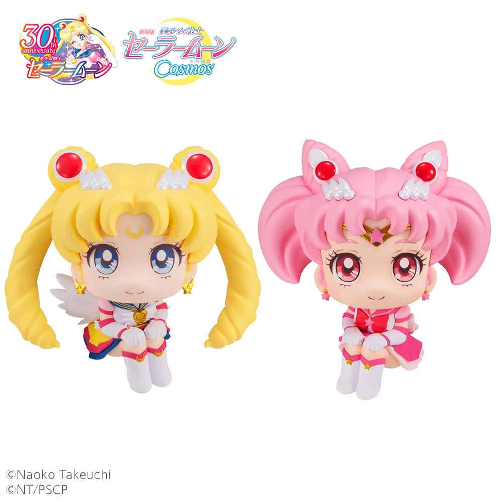 Sailor Moon Cosmos The Movie Look Look Up PVC Statues Eternal Sailor Moon & Eternal Sailor Chibi Moon LTD Ver. 11 cm