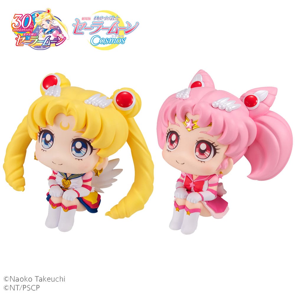 Sailor Moon Cosmos The Movie Look Look Up PVC Statues Eternal Sailor Moon & Eternal Sailor Chibi Moon LTD Ver. 11 cm