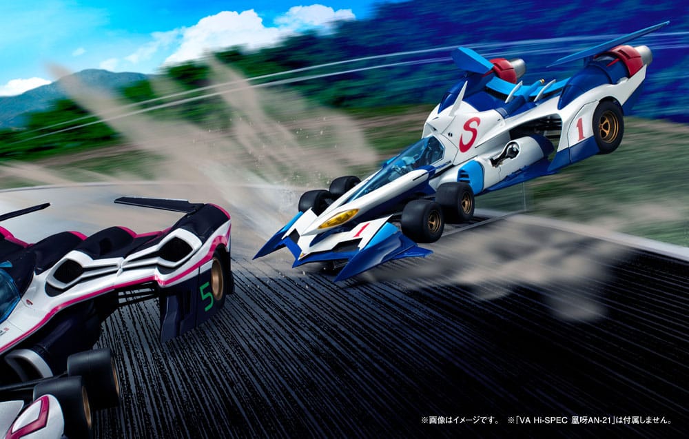 Future GPX Cyber Formula Vehicle 1/18 Variable Action Hi-Spec SIN V Asurada AKF-0/G 30 cm (with gift) - Damaged packaging