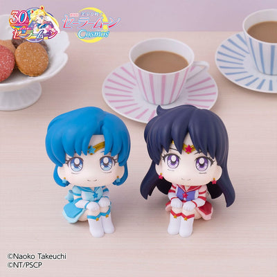 Sailor Moon Cosmos Look Up PVC Statues Eternal Sailor Mercury & Eternal Sailor Mars Set 11 cm