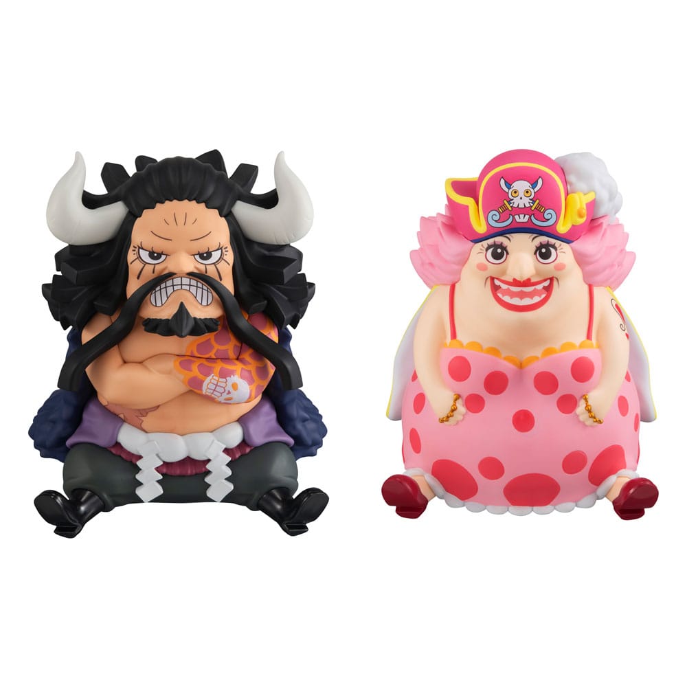 One Piece Look Up PVC Statue Kaido the Beast & Big Mom 11 cm (with Gourd & Semla)