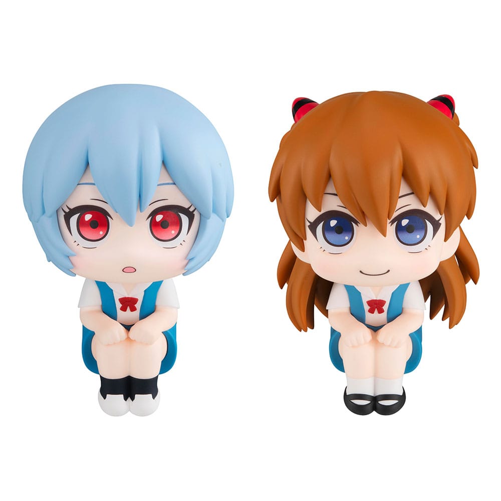 Evangelion: 3.0+1.0 Thrice Upon a Time Look Up PVC Statue Rei Ayanami & Shikinami Asuka Langley 11 cm (with gift)