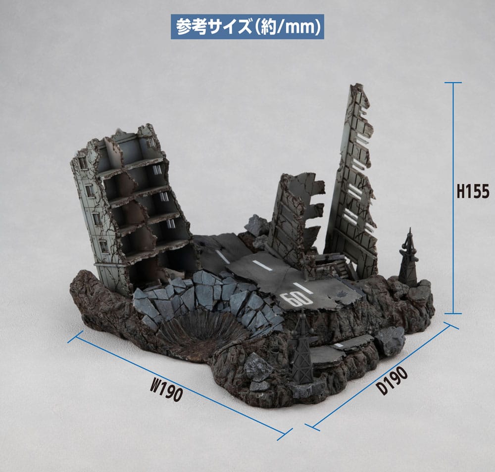 Mobile Suit Gundam Realistic Model Series Diorama G Structure GS02M The abandoned buildings in New Yark City Material Color Edition