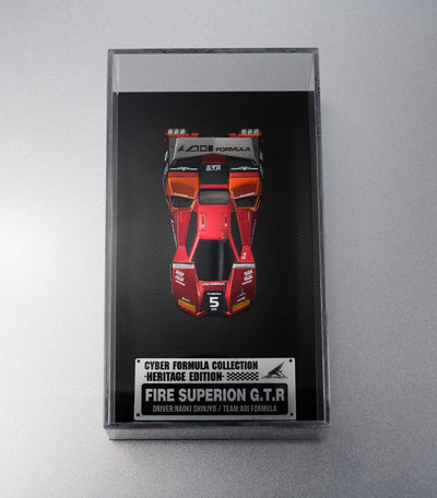 Future GPX Cyber Formula Vehicle 1/18 Fire Superion G.T.R Heritage Edition 14 cm