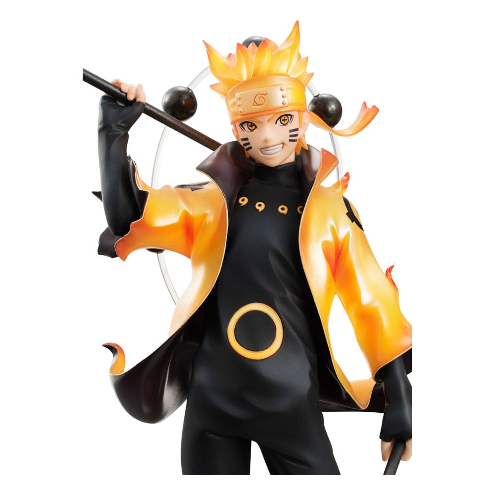 Naruto Shippuden G.E.M. Series PVC Statue Naruto Uzumaki Six Paths Sage Mode 15th Anniversary Ver. 22 cm