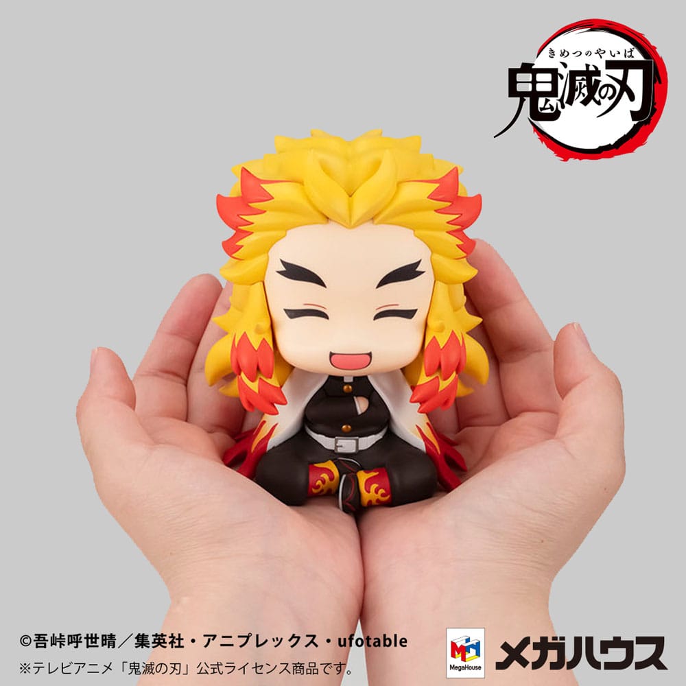 Demon Slayer: Kimetsu no Yaiba Look Up PVC Statue Rengoku Kyoujurou Smile Ver. 11 cm (with gift)