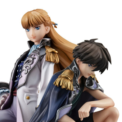 Mobile Suit Gundam Wing Alpha x Omega PVC Statue 1/8 Heero Yuy & Relena Peacecraft Set 30th Anniversary Repaint Ver. 14 cm