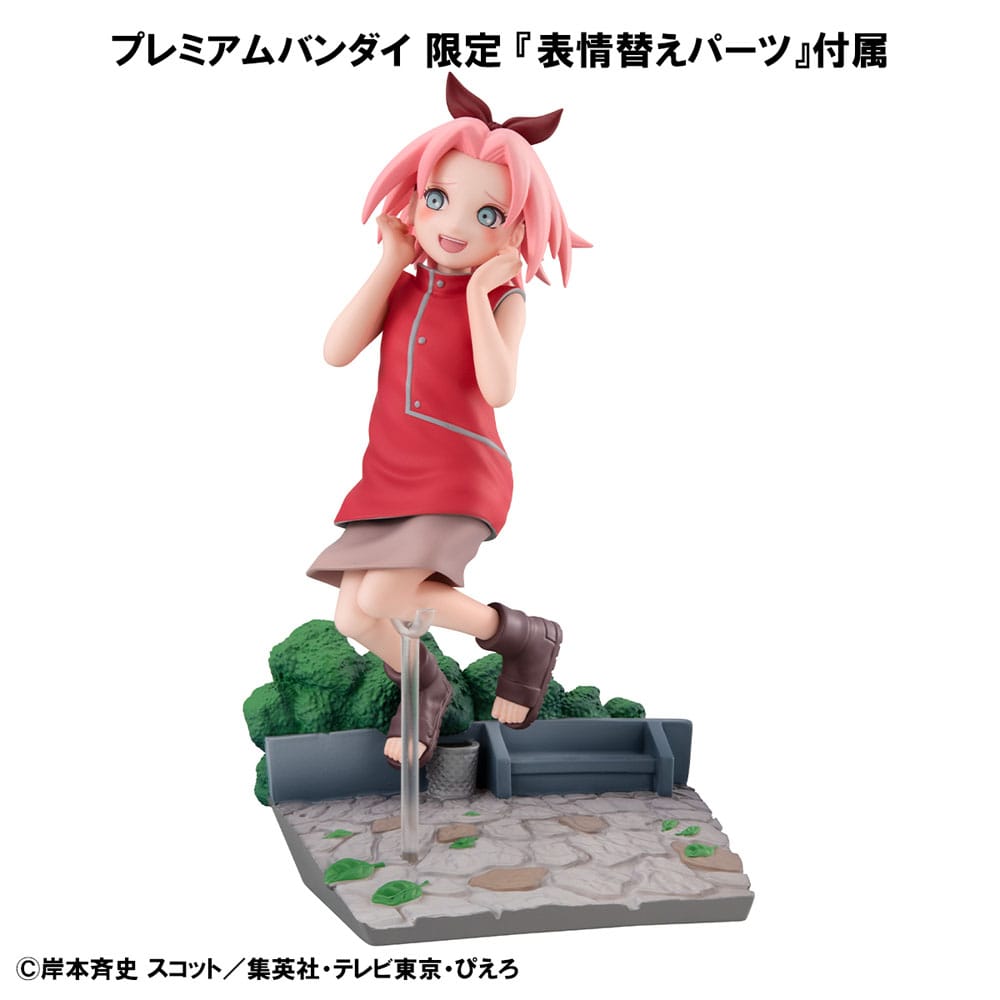 Naruto Shippuden G.E.M. Series PVC Statue Sakura Haruno GO! 15 cm (with gift)