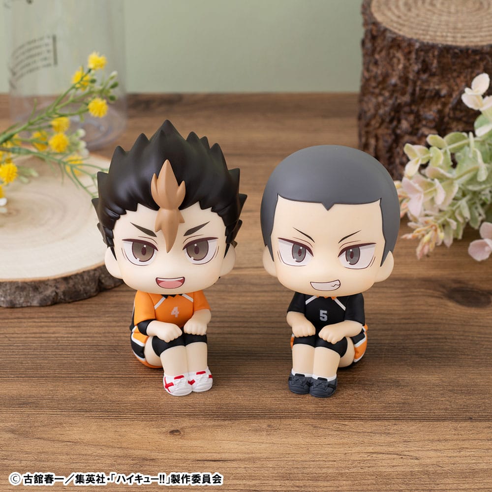 Haikyu!! Look Up PVC Statues Yu Nishinoya &amp; Ryunosuke Tanaka Uniform Ver. 11 cm (with gift)