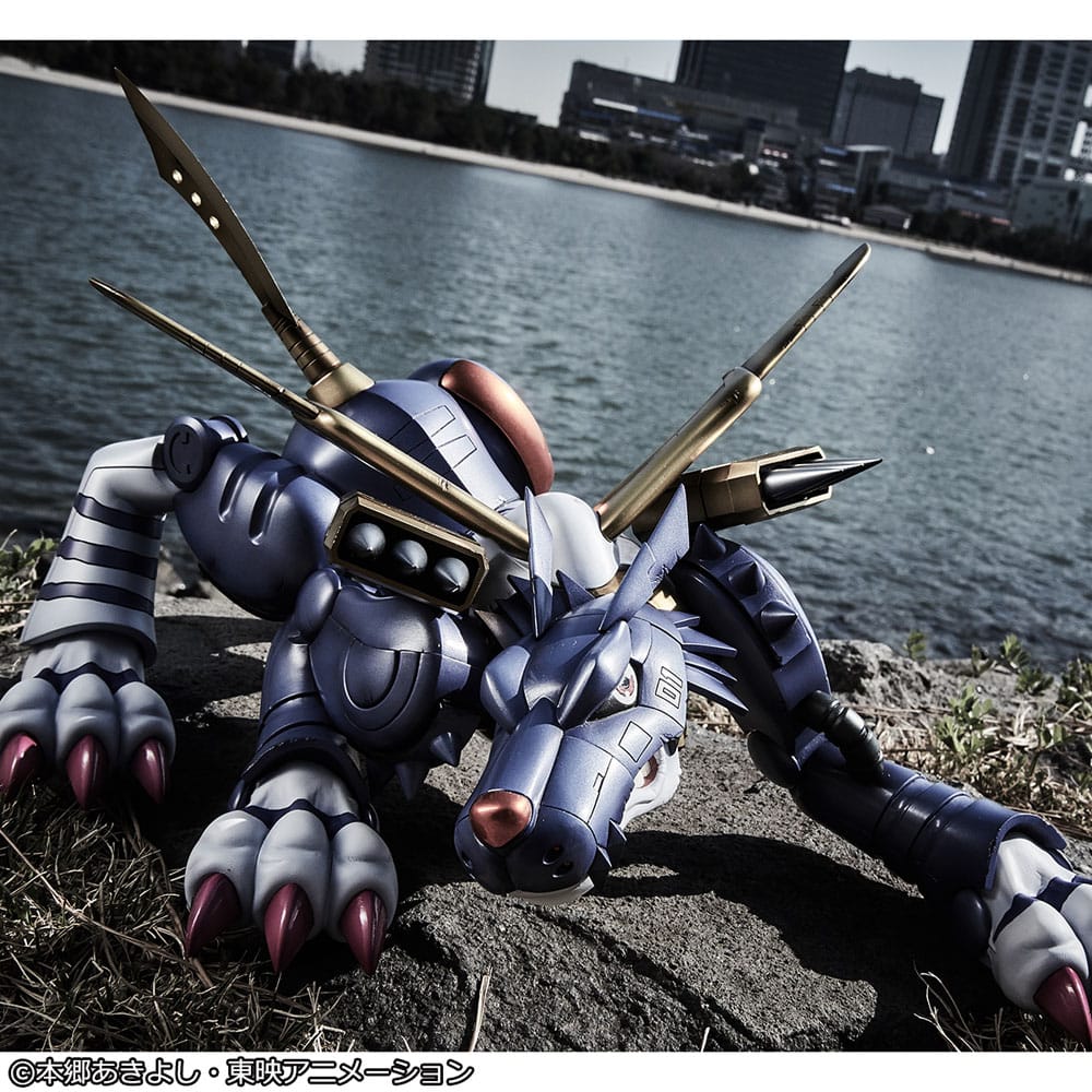 Digimon Adventure Precious G.E.M. Series PVC Statue Metal Garurumon & Ishida Yamato 30 cm