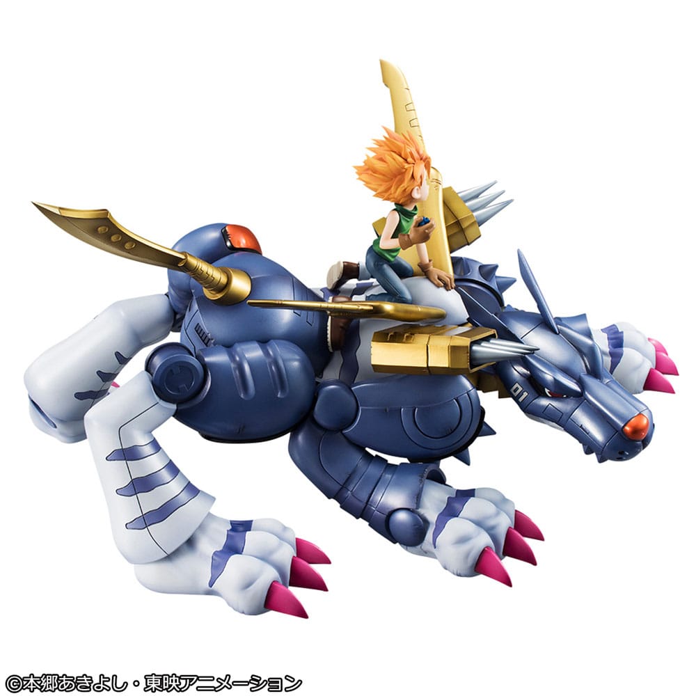 Digimon Adventure Precious G.E.M. Series PVC Statue Metal Garurumon & Ishida Yamato 30 cm