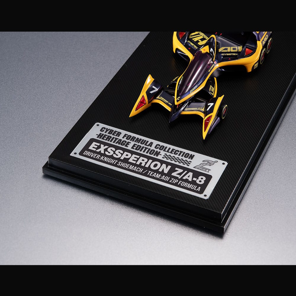 Future GPX Cyber Formula Vehicle Experion Z/A-8 Knight Shoemach Model C.F.C Heritage Edition 7 cm