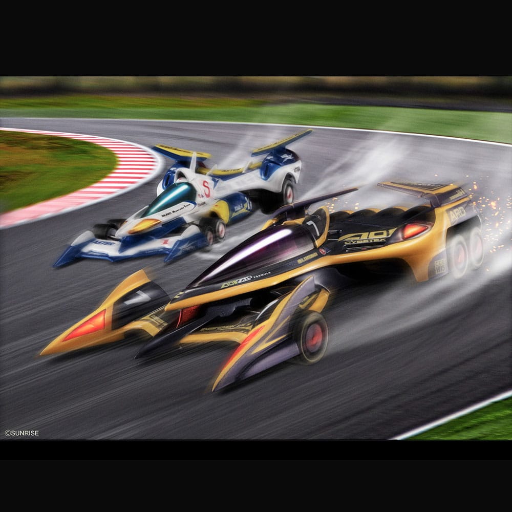 Future GPX Cyber Formula Vehicle Experion Z/A-8 Knight Shoemach Model C.F.C Heritage Edition 7 cm