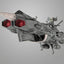 Space Battleship Yamato 2202 Statue Cosmofleet SP Aircraft Warriors of Love U.N.C.F. AAA-1 Andromeda Re. 19 cm