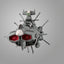 Space Battleship Yamato 2202 Statue Cosmofleet SP Aircraft Warriors of Love U.N.C.F. AAA-1 Andromeda Re. 19 cm