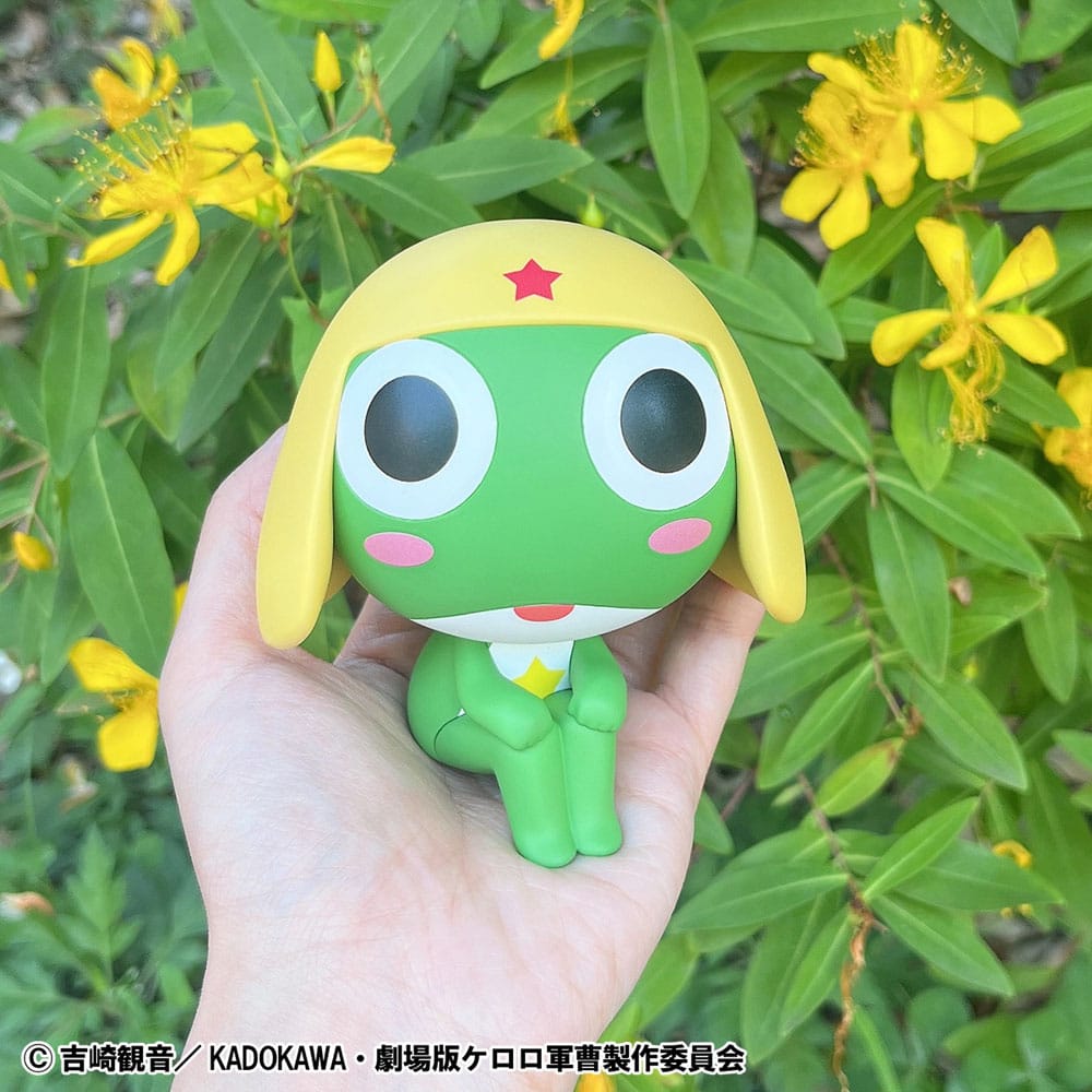 Sergeant Frog Look Up PVC Statue Keroro 11 cm