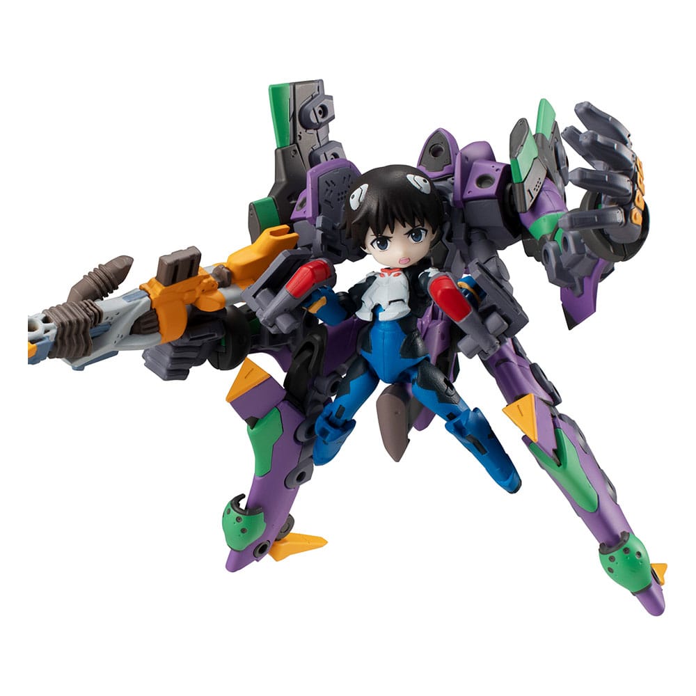 Evangelion Desktop Army Figure Shinji Ikari &amp; Evangelion No. 1 New Theatrical Edition 15 cm